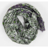 Foulard Coton Bio Tetouan Prune Purple