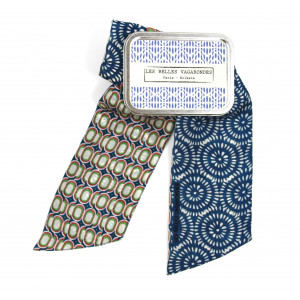 Bandeau Peony Bleu Blue