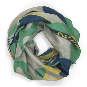 Carré Soie Pacifique Jaune