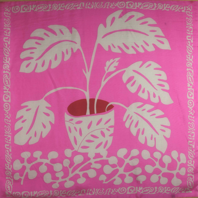 Carré Soie Panama Fuchsia