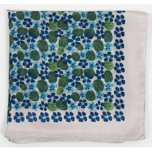 Carré Soie Pergola Bleu Blue