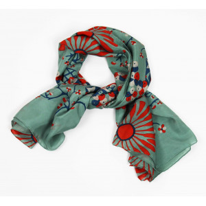 Carré Soie Ayaka Kaki