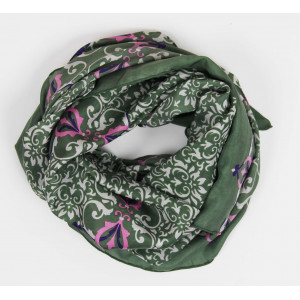 Carré Soie Sonata Kaki