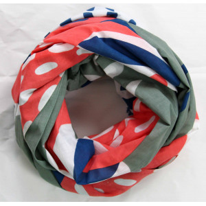 Foulard Coton Bio Onirique Orange 