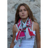 Foulard Coton Bio Shangha (Panafrica) Fuchsia