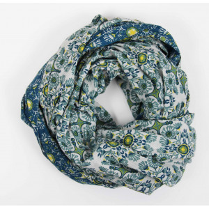 Foulard Coton Bio Tetouan Jaune Yellow