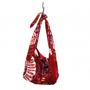 Sac Bobby en Soie Marushka Rouge