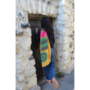 Echarpe XL Cairn Jaune