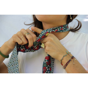 Bandeau Petale Brique