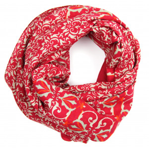 Carré Coton Palazzo Pitti Rouge Red