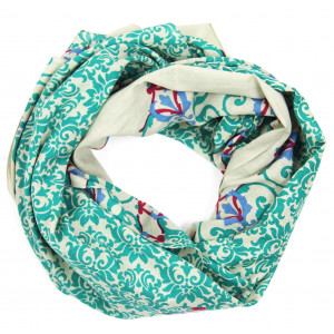 Carré Coton Palazzo Pitti Vert Green