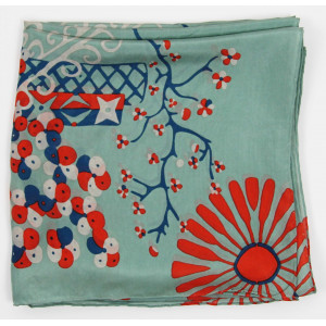 Carré Soie Ayaka Kaki