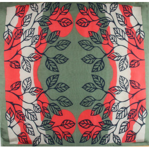 Carré Soie Selva Corail