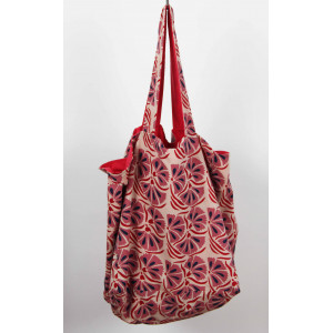Cabas en Coton Upcycling Bag Diego Rose
