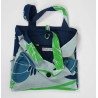 Upcycling Bag Poppy Bleu Blue