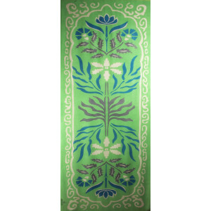 Wool Scarf Indira Vert Green