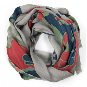 Wool Scarf Goya Corail Coral