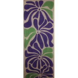 Wool Scarf Gardenia Prune Purple