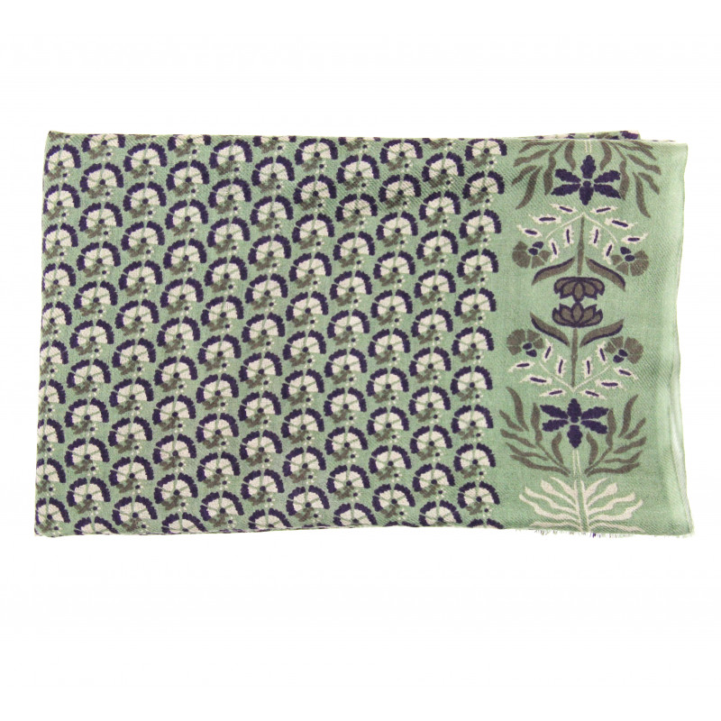 Wool Scarf Marigold Vert Green