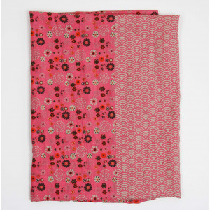 Foulard Coton Bio Kohana Rose Pink