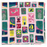 Carré Coton Holidays Vert Green