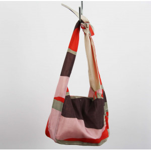 Upcycling Silk Bag Bobby Vivaro Corail