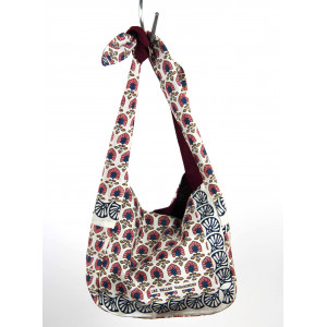 Upcycling Silk Bag Bobby Pondicherry Corail