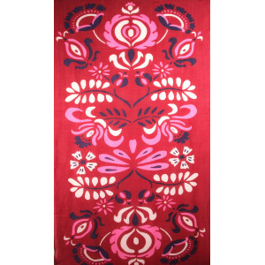 XL Wool Scarf Aliona Red Rouge