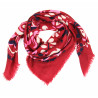 Wool Square Tatiana Rouge