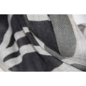 XL Wool Scarf Sulipa Black Noir