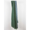 Foulard Coton Bio Pivoine Marine Navy