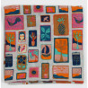 Carré Coton Holidays Orange