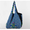 Cabas en coton upcycling Medicis Marine