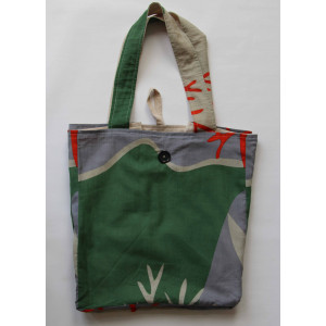 Cabas en Coton Upcycling Bag Luna Kaki