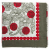 Carré Coton Burma Rouge Red