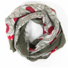 Carré Coton Burma Rouge Red