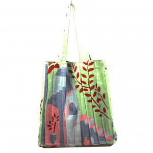Upcycling Silk Bag Musette Kasbah Vert