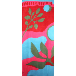 Echarpe Laine Palme Rouge