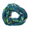 Echarpe Laine Indira Bleu