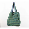 Upcycling Bag Pivoine Marine