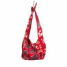 Upcycling Silk Bag Bobby Tahiti Full Rouge Red