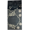 XL Wool Scarf Origami Navy