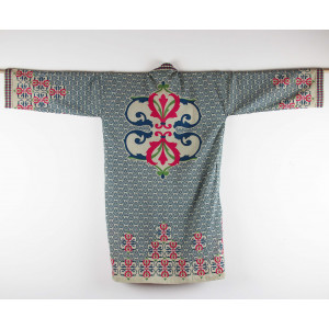 Long Kimono Voluta Bleu Blue