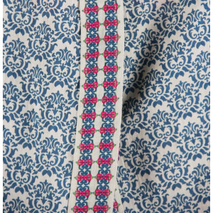 Long Kimono Voluta Bleu Blue