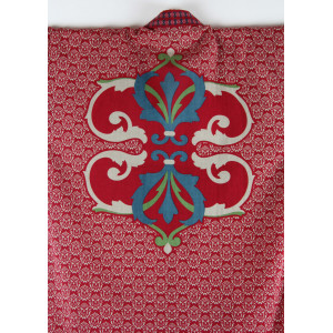 Long Kimono Voluta Bordeaux 