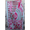 Foulard Coton Bio Shangha (Panafrica) Fuchsia