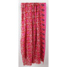 XL Wool Scarf Flamenco Fuchsia