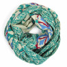 Foulard Coton Bio Medicis Vert Green
