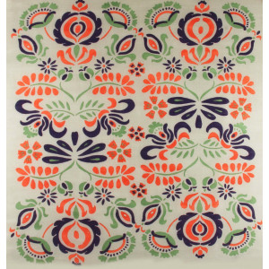 Wool Square Tatiana Brique