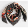 Carré Laine Girandole Marron Brown